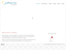 Tablet Screenshot of lefkascityapartment.com